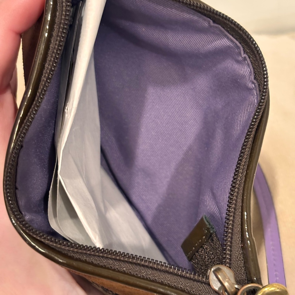 COACH Patchwork Corner Zip Wristlet - image 10